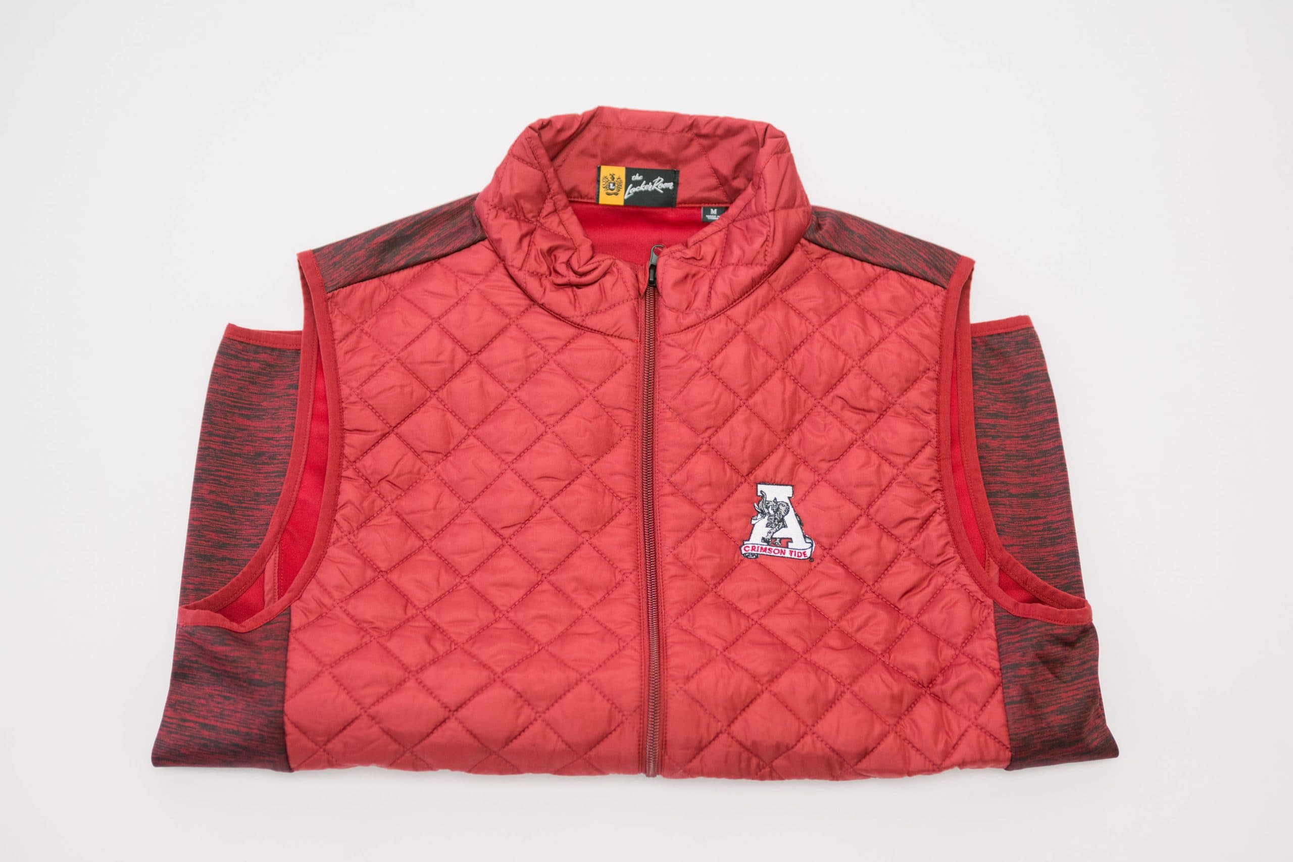 Locker Room Crimson Quilted Vault “A” Vest