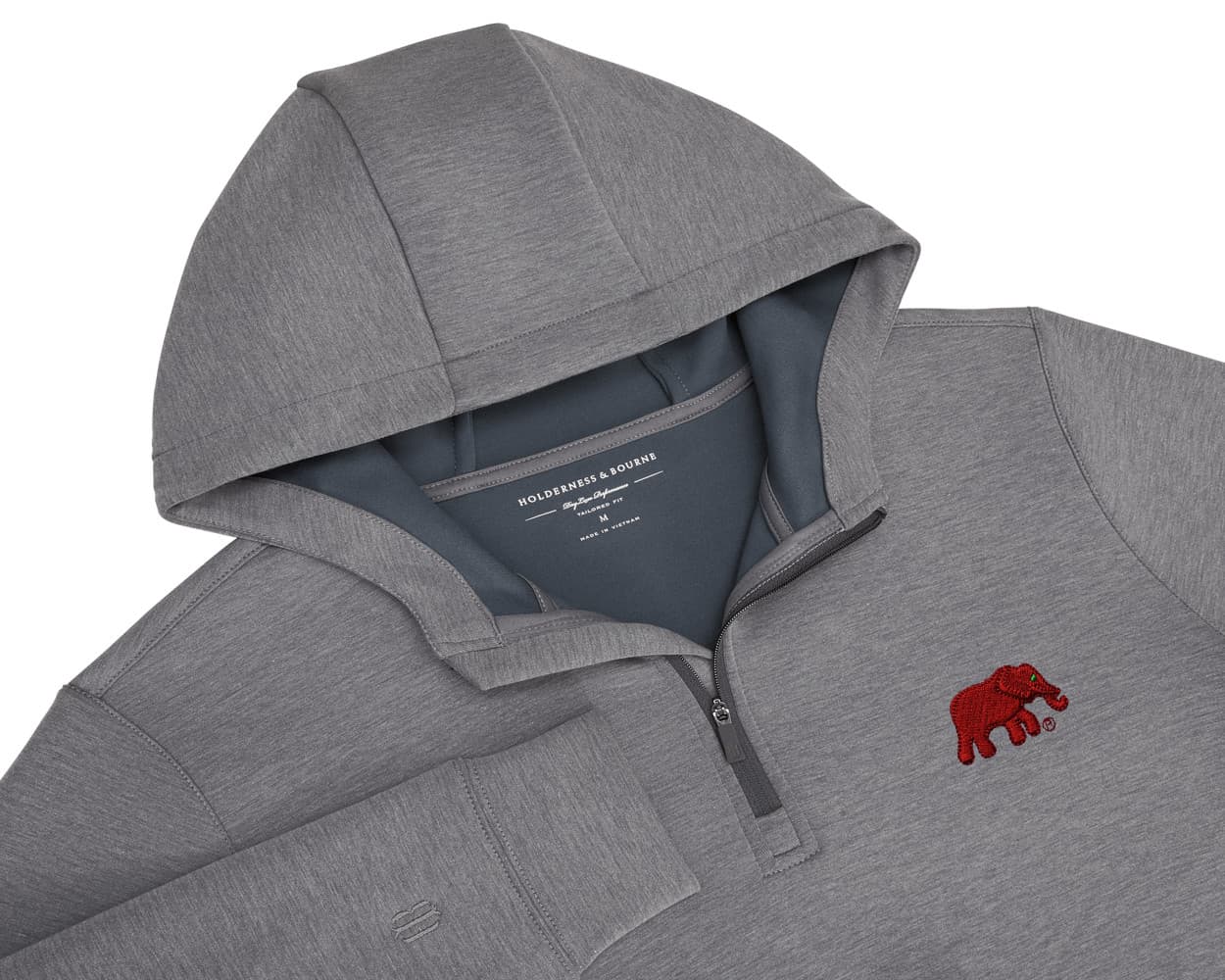 Holderness &amp; Bourne Charcoal Tilley Elephant Hoodie
