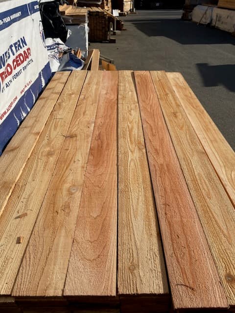 1×6-7′ #2 Cedar Fence Board - thumbnail 2