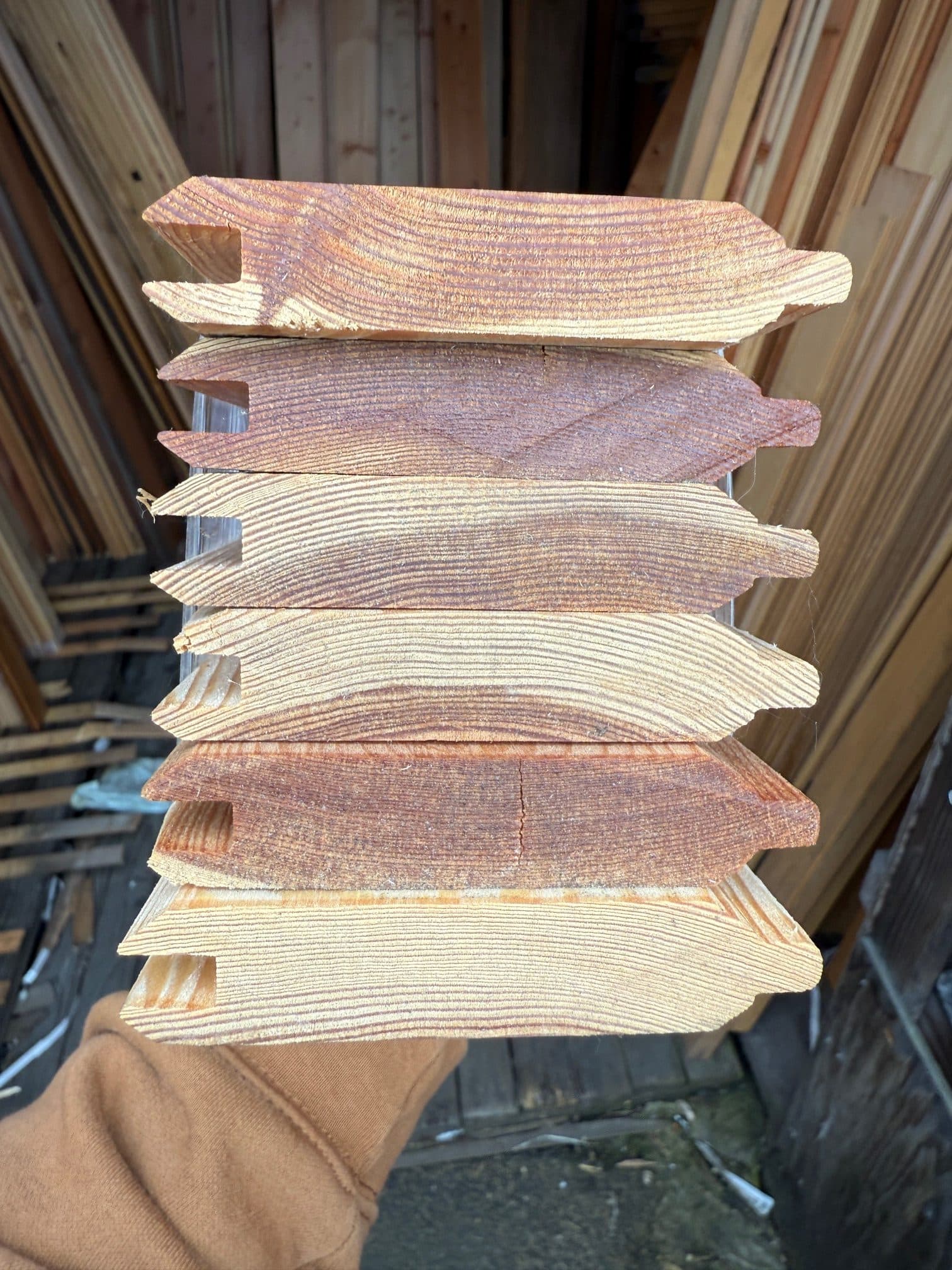 1 x 4 Clear Larch Tongue and Groove (8′, 10′, 12′) - thumbnail 2
