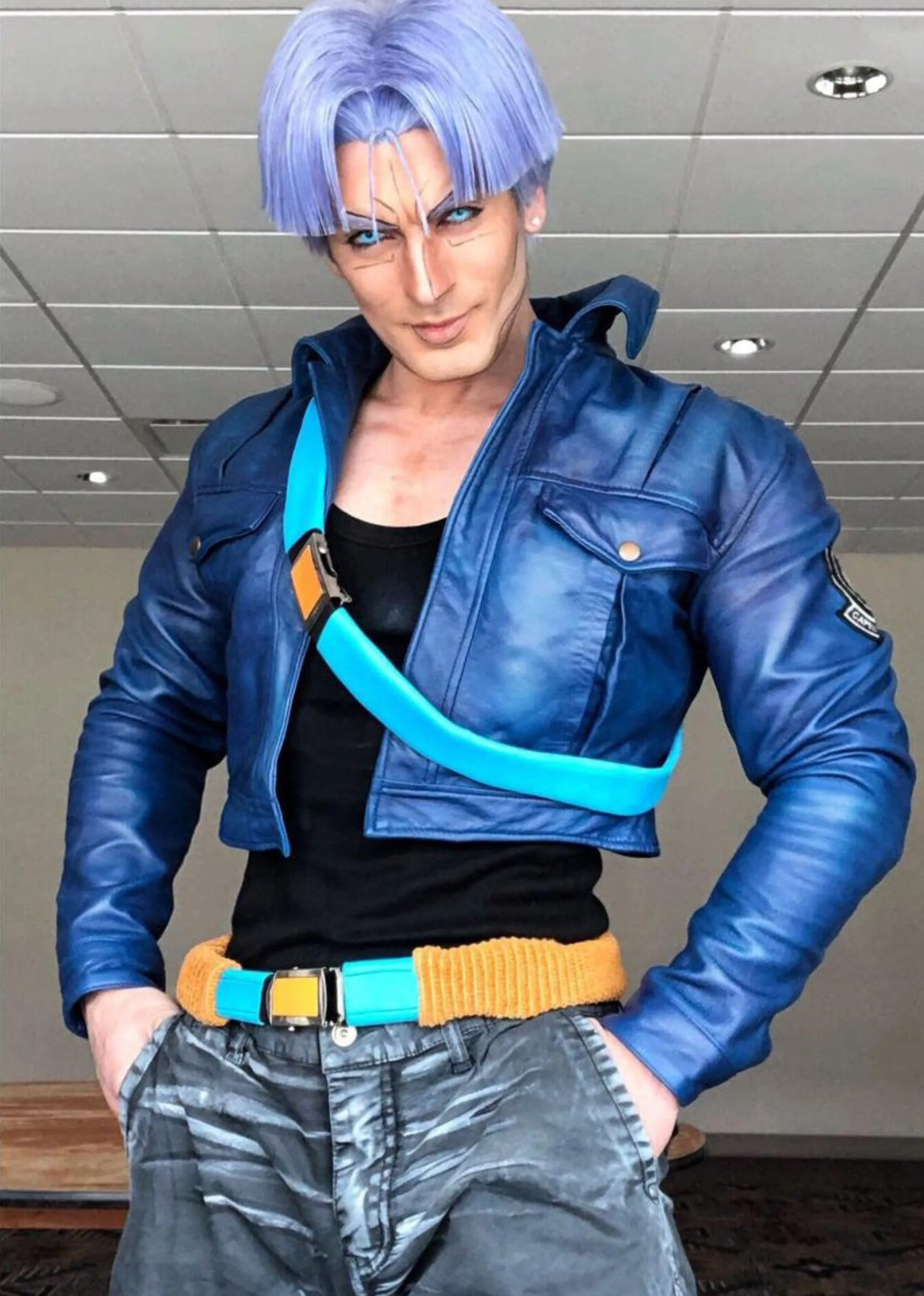 Mens Future Trunks DB Leather Jacket