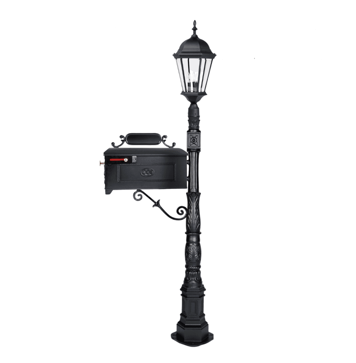 Imperial Decorative Mailbox and Lamp Post Combo # 4