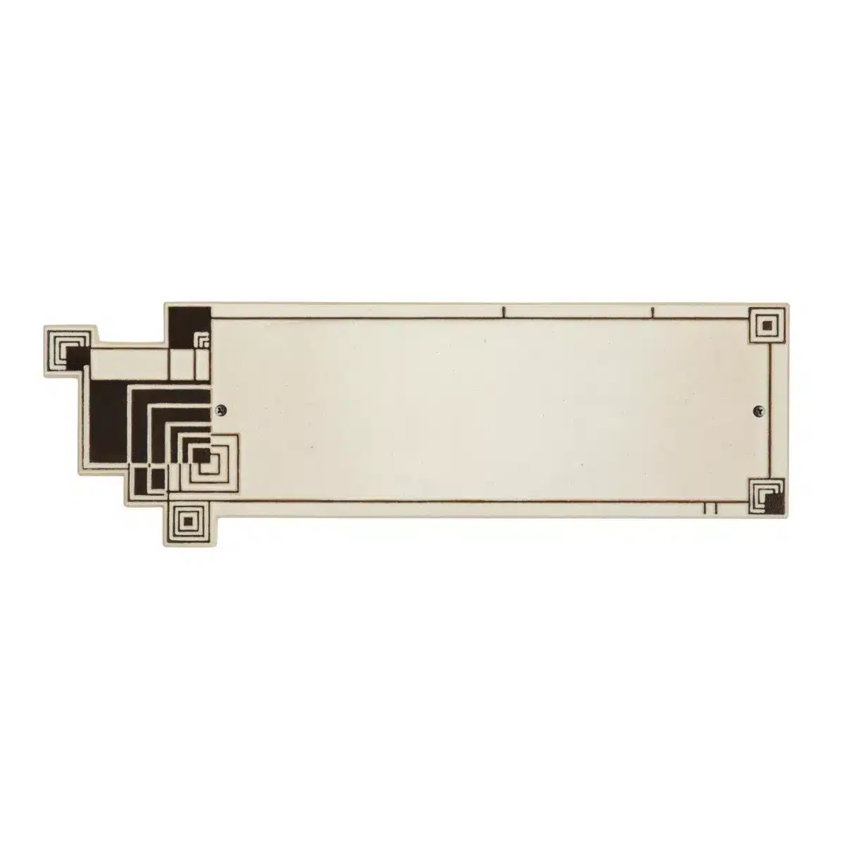 Whitehall Frank Lloyd Wright Cube Abstraction Modern Plaque, Standard 1-line - thumbnail 3