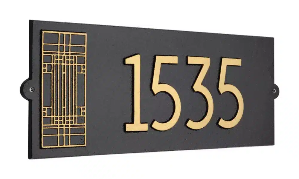 Whitehall Frank Lloyd Wright Oak Park Modern Plaque Standard 1-line - thumbnail 10