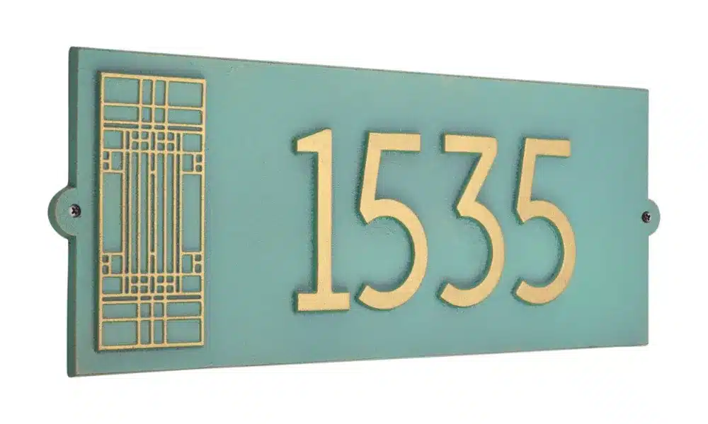 Whitehall Frank Lloyd Wright Oak Park Modern Plaque Standard 1-line - thumbnail 7