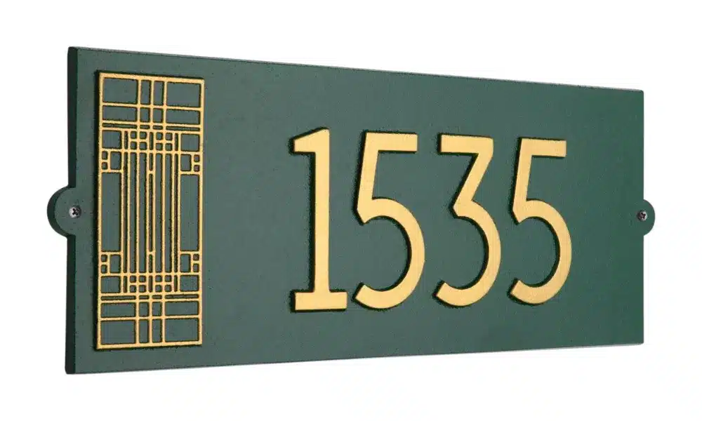 Whitehall Frank Lloyd Wright Oak Park Modern Plaque Standard 1-line - thumbnail 8