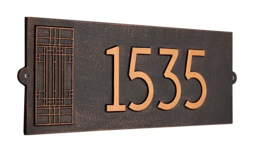 Whitehall Frank Lloyd Wright Oak Park Modern Plaque Standard 1-line - thumbnail 6