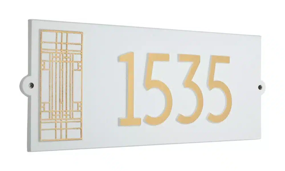 Whitehall Frank Lloyd Wright Oak Park Modern Plaque Standard 1-line - thumbnail 9