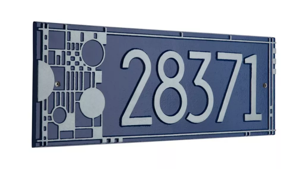 Whitehall Frank Lloyd Wright Coonley Modern Plaque, Standard 1-line - thumbnail 10