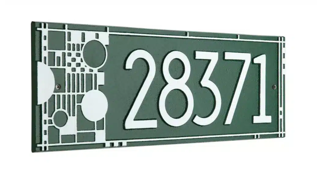 Whitehall Frank Lloyd Wright Coonley Modern Plaque, Standard 1-line - thumbnail 7