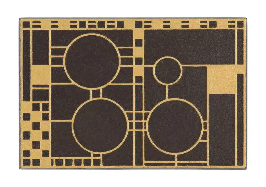 Whitehall Wall Mailbox Plaque – Frank Lloyd Wright Coonley Non-Personalized - thumbnail 2