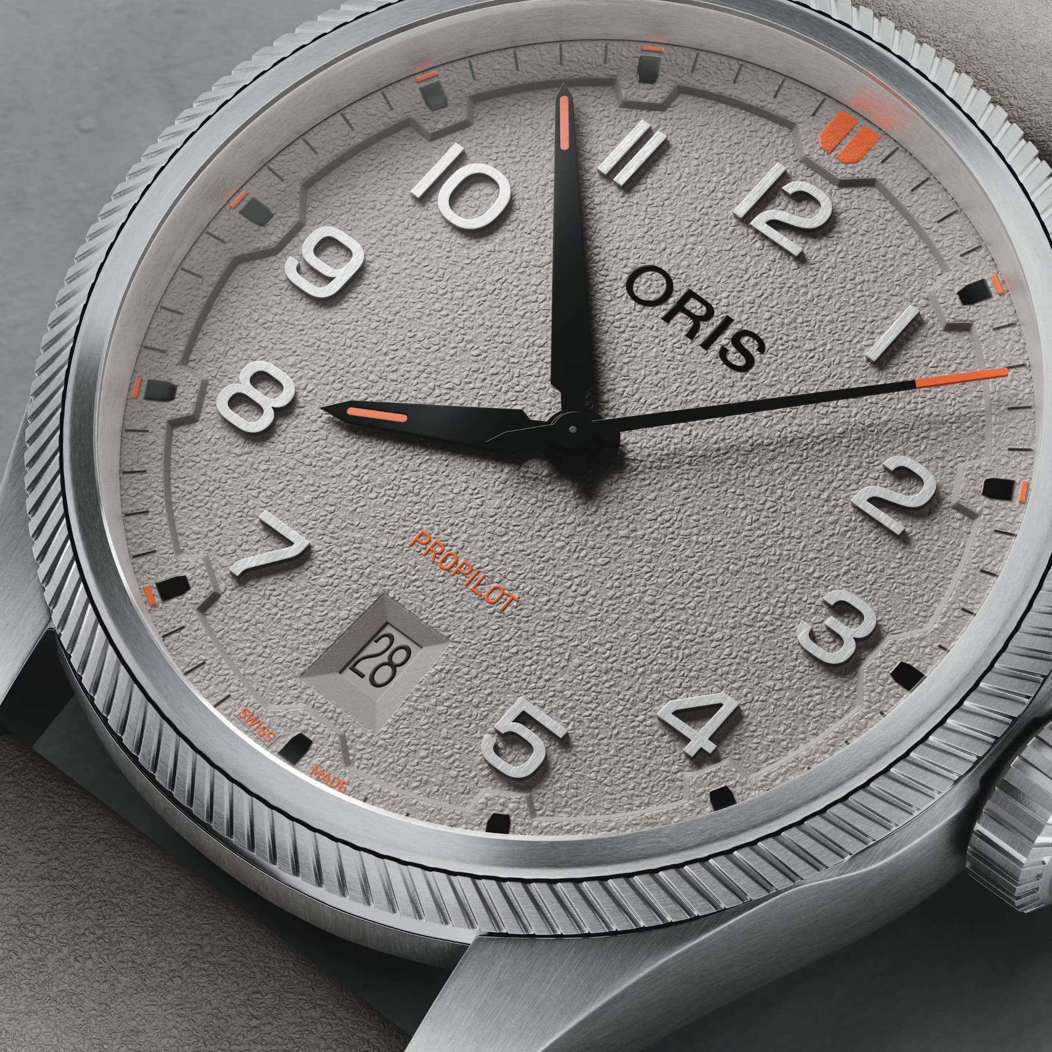 ProPilot Date Grey Dial in Stainless Steel - thumbnail 4