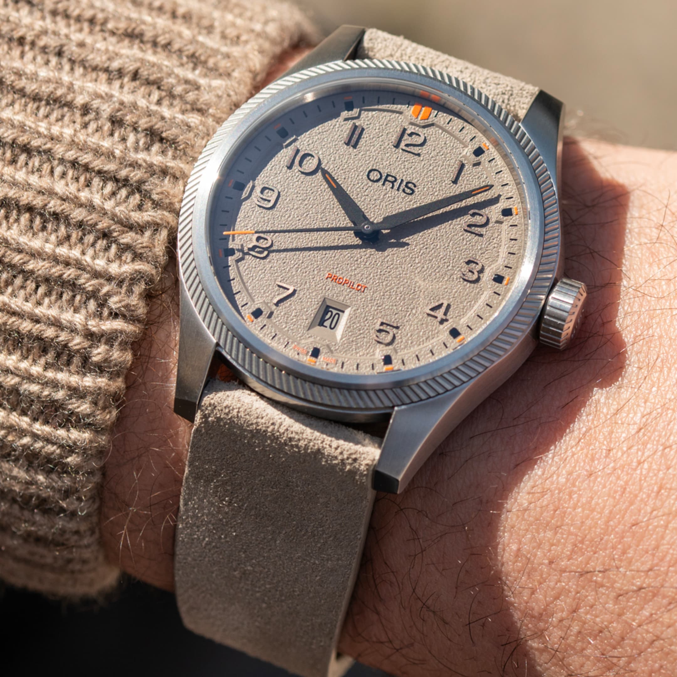 ProPilot Date Grey Dial in Stainless Steel