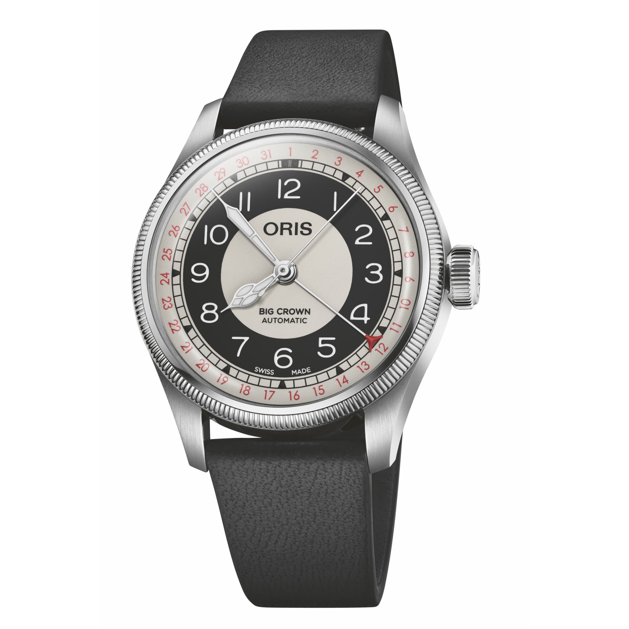 Big Crown Pointer Bullseye Dial in Stainless Steel - thumbnail 2