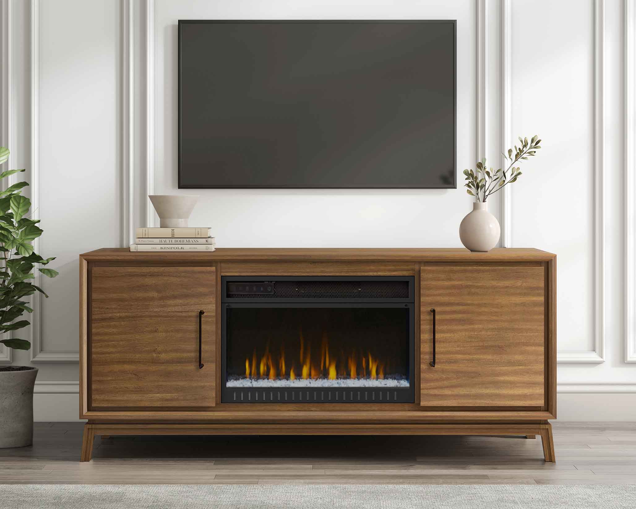 64″ Fireplace TV Stand - thumbnail 3