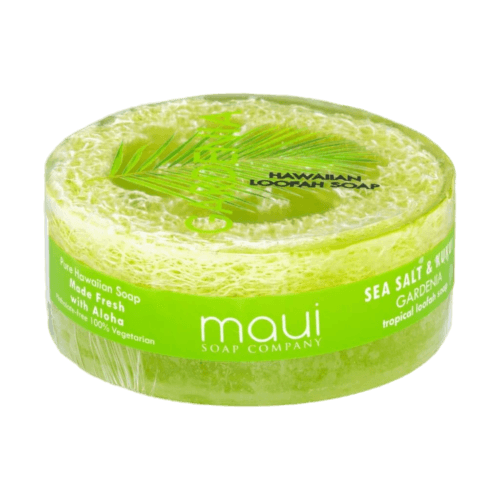 Gardenia Loofah Soap w/ Sea Salt & Kukui Oil - thumbnail 2
