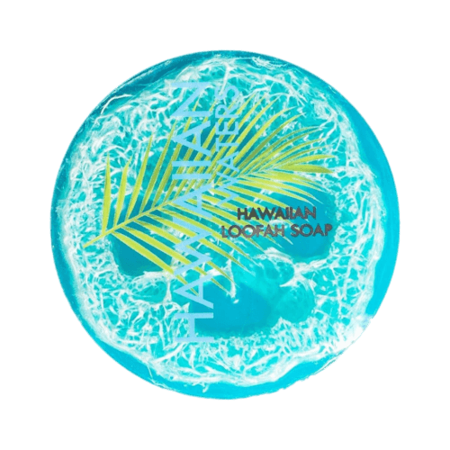 Hawaiian Waters Loofah Soap w/ Sea Salt & Kukui Oil
