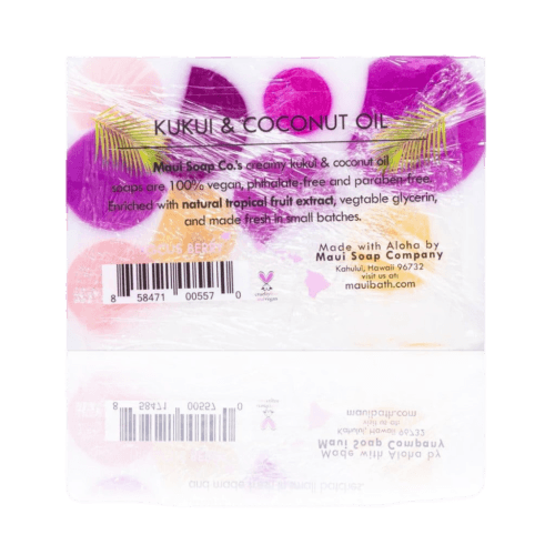 Hibiscus Bar Soap w/ Kukui & Coconut Oil - thumbnail 3
