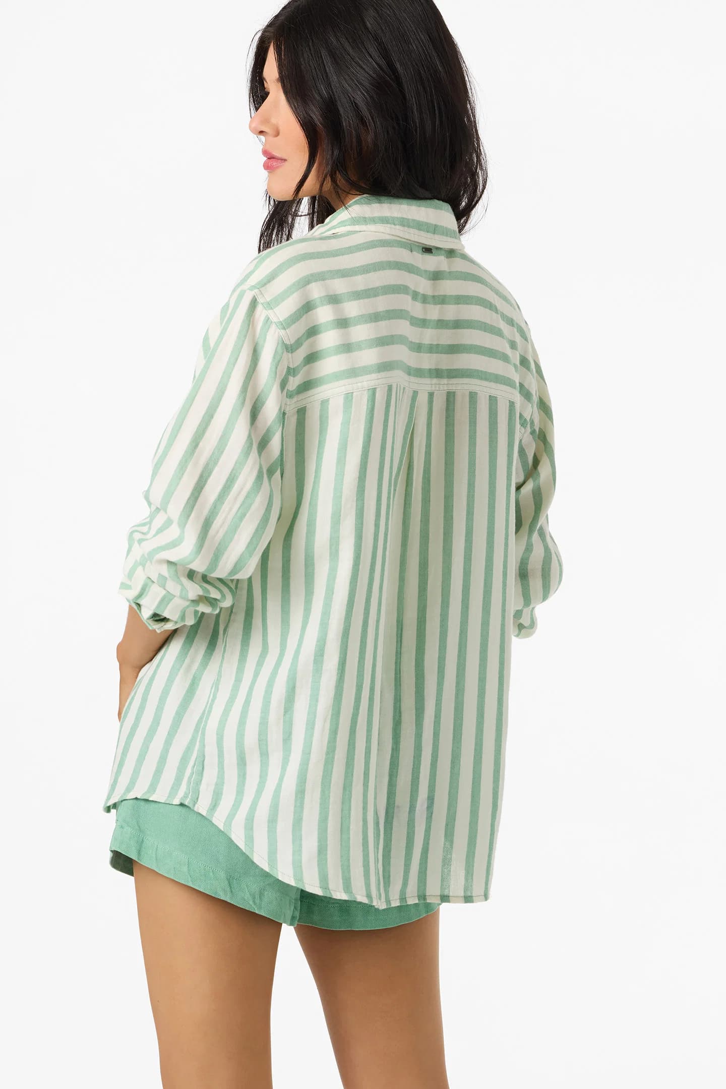 Leni Stripe Relaxed Long Sleeve Top - thumbnail 2