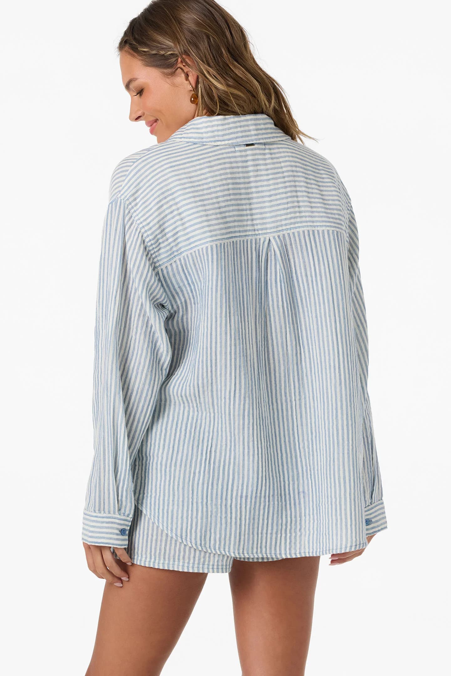 Leni Stripe Relaxed Long Sleeve Top - thumbnail 5