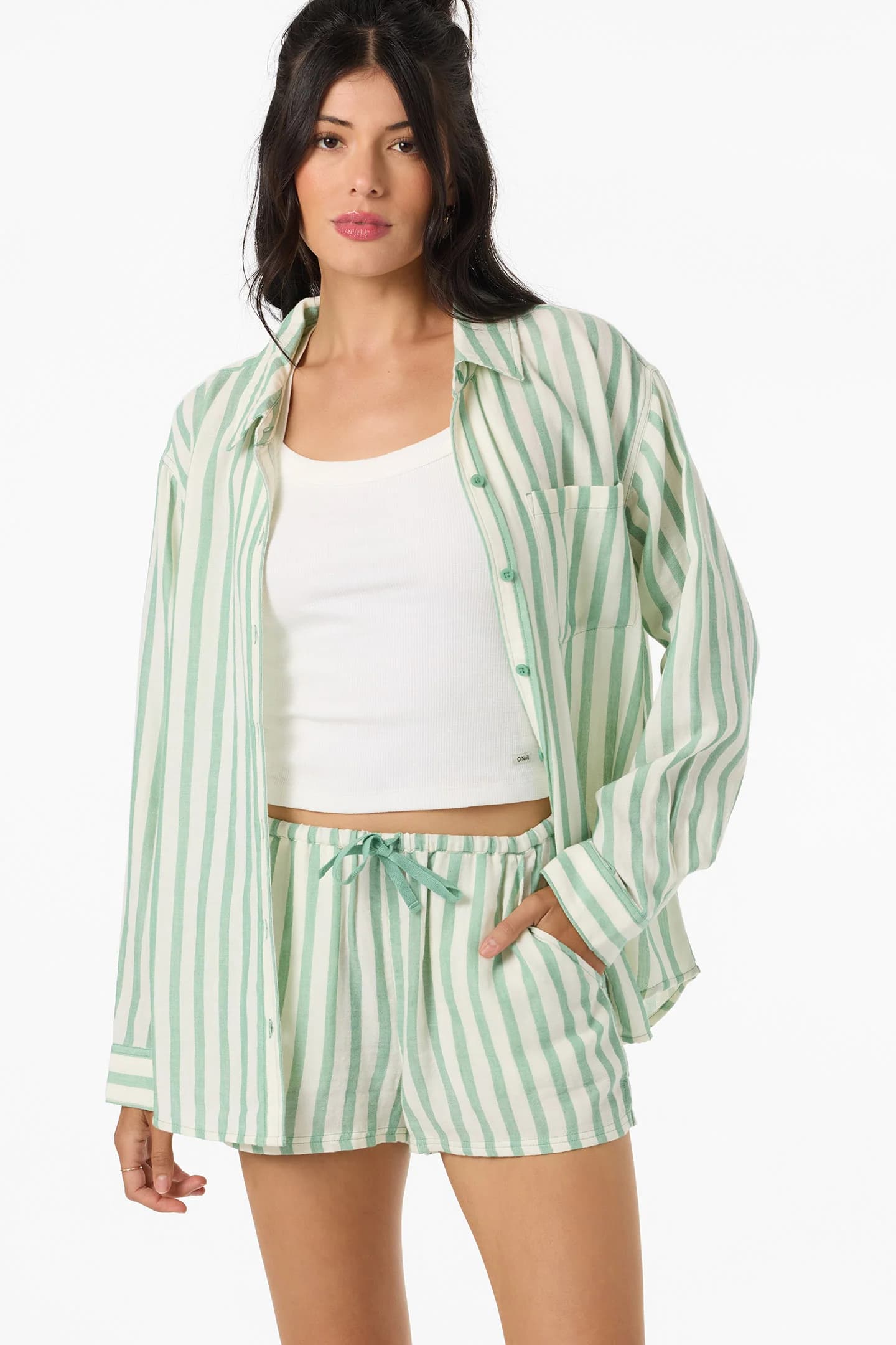 Brenda Stripe Beach Shorts - thumbnail 2