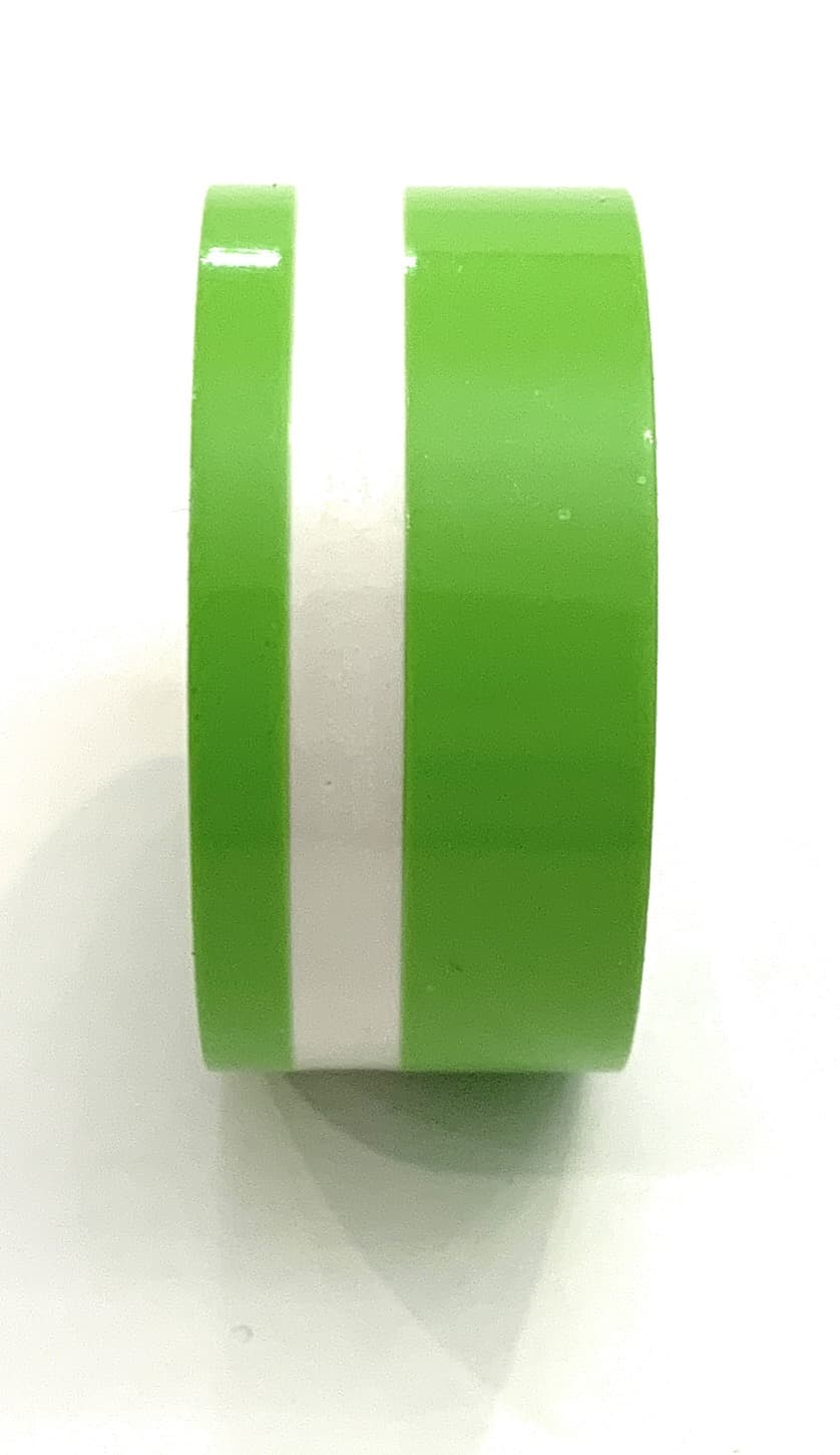 1/8 and 1/4 Inch Lime Green Pinstriping