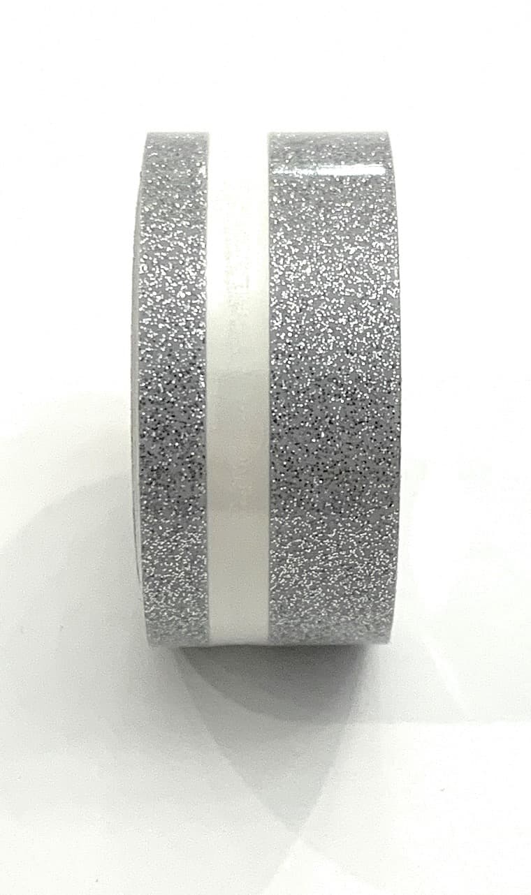 1/8 and 1/4 Inch Metallic Silver Pinstriping