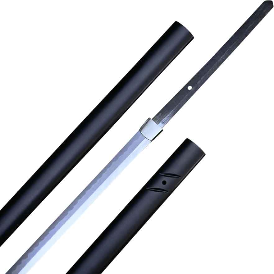 Forged Black Zatoichi Stick Sword - thumbnail 3