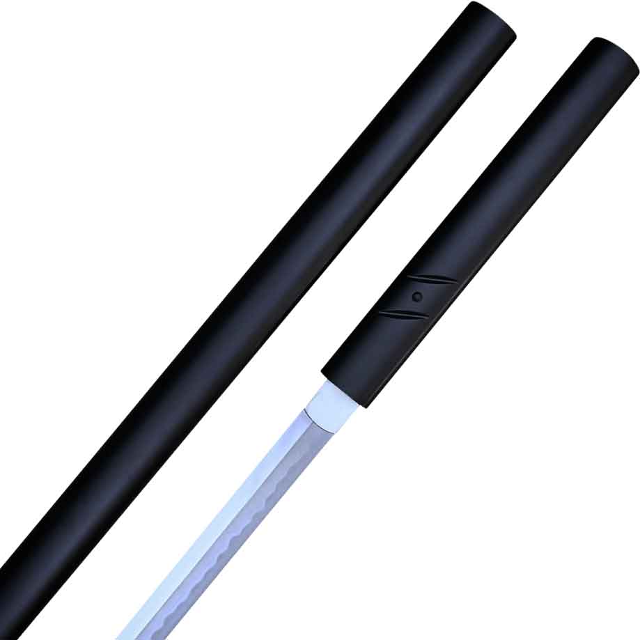 Forged Black Zatoichi Stick Sword - thumbnail 4