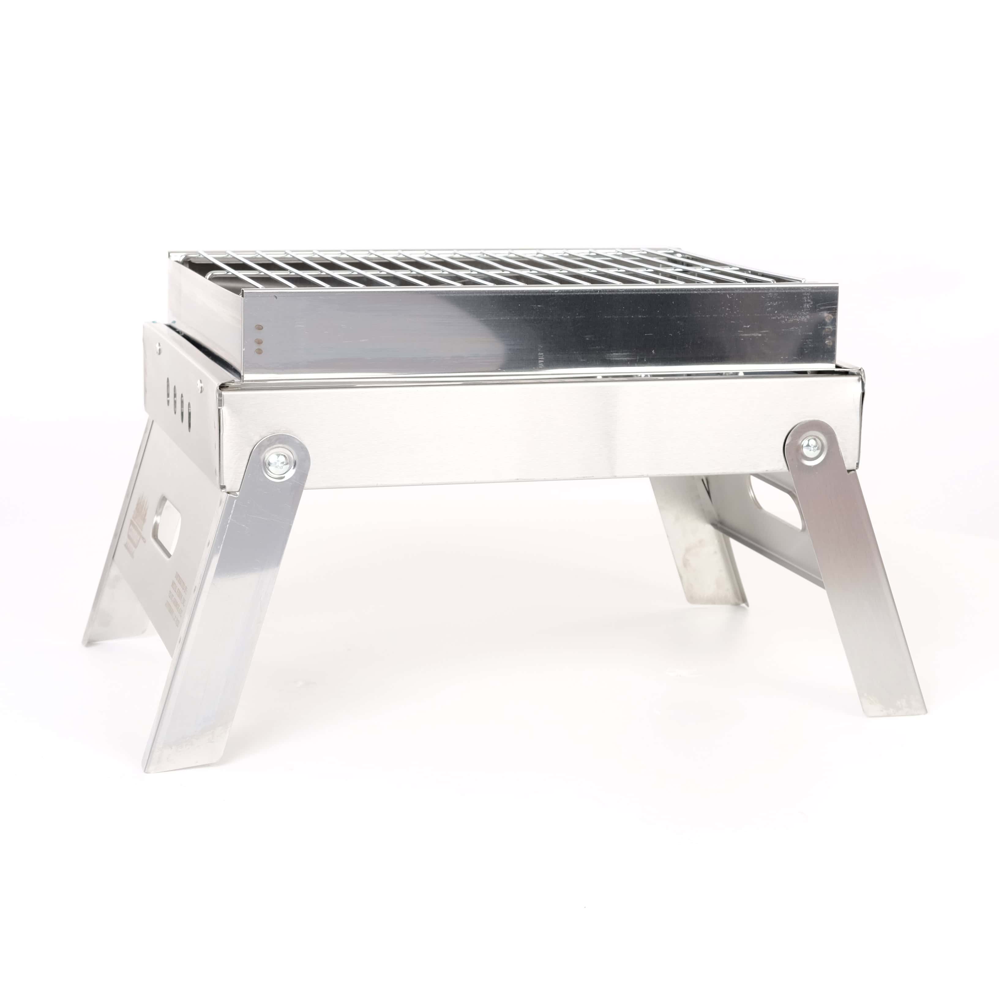 Stainless Steel Portable Charcoal Grill - thumbnail 3
