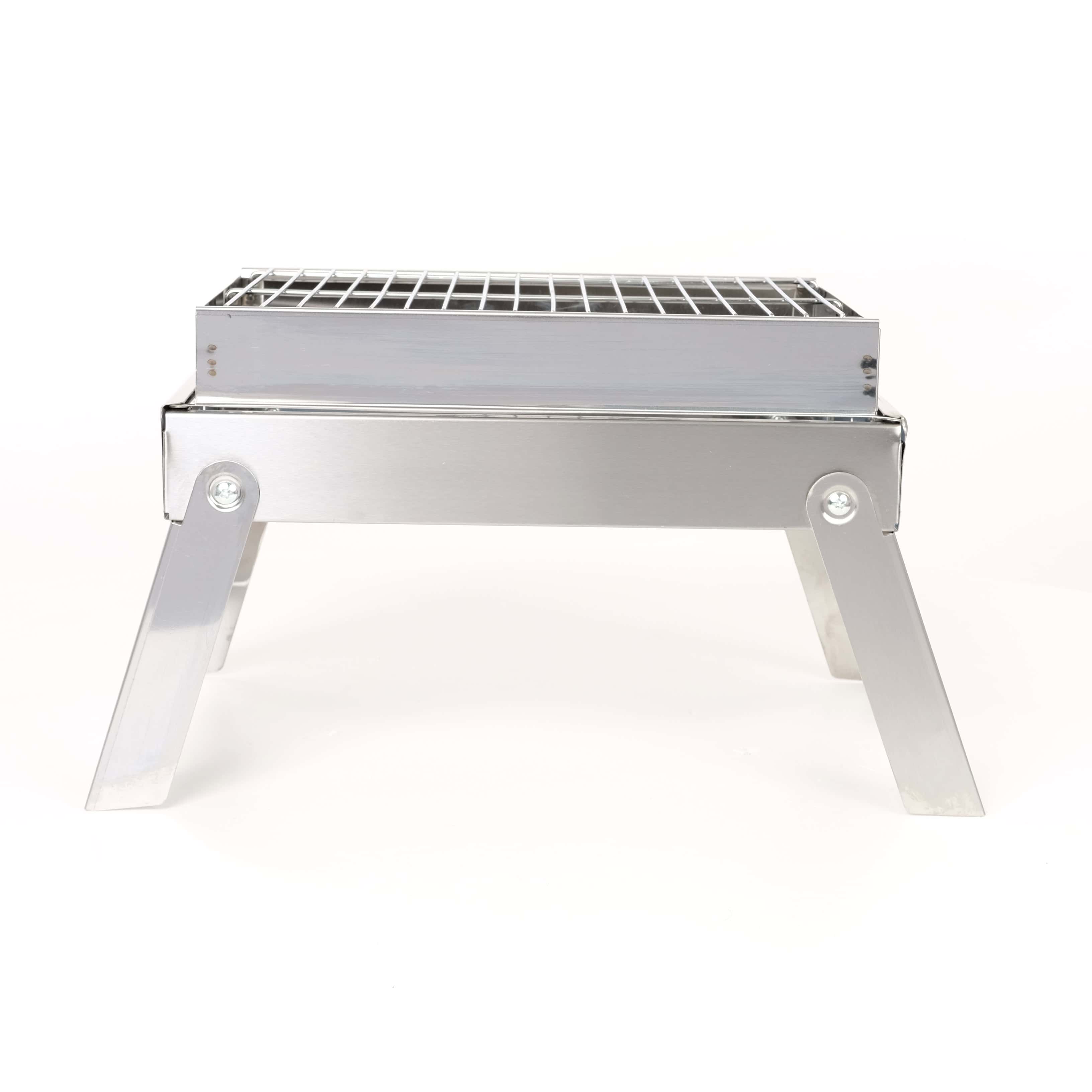 Stainless Steel Portable Charcoal Grill - thumbnail 2