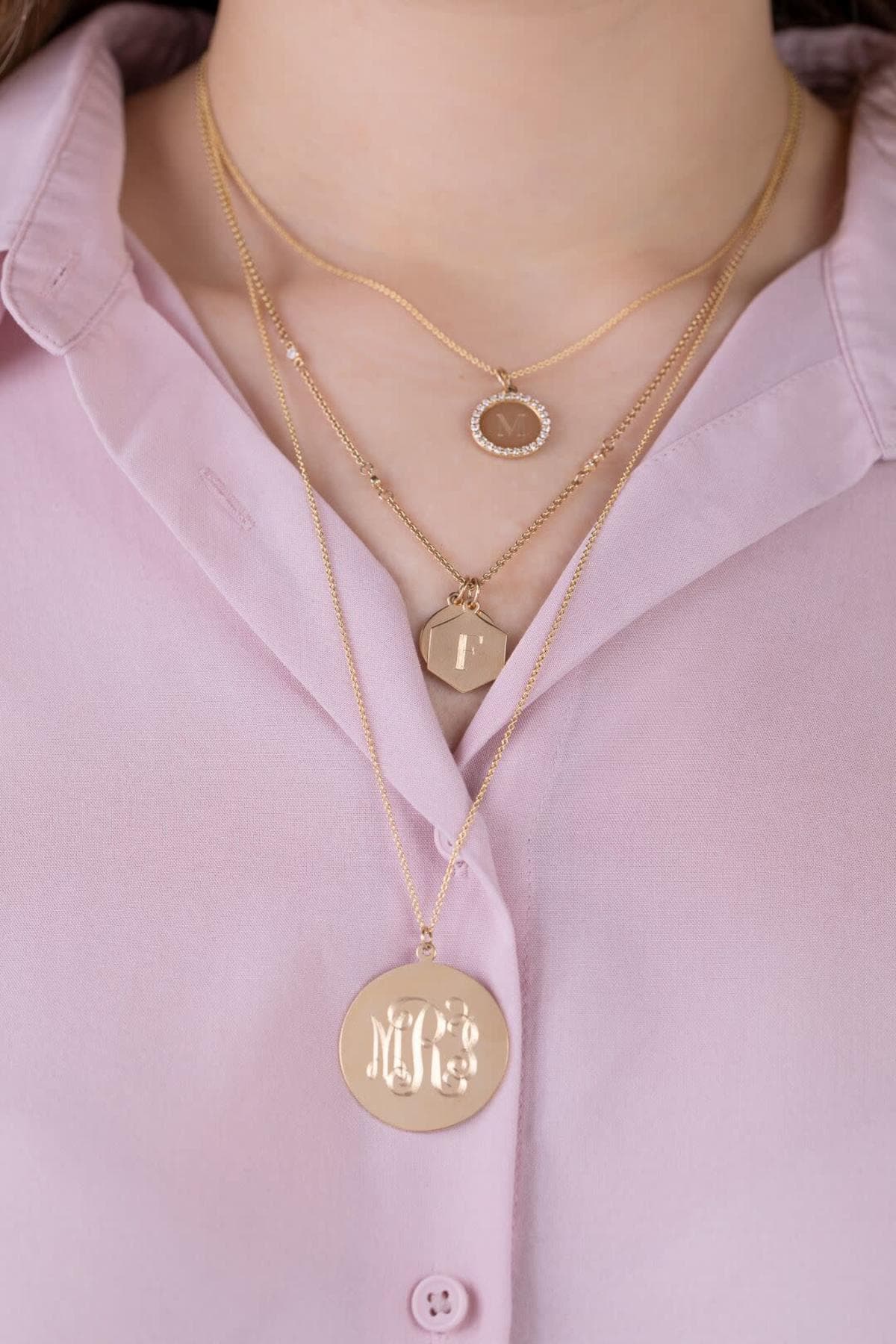 Pave Disc Charm - thumbnail 3