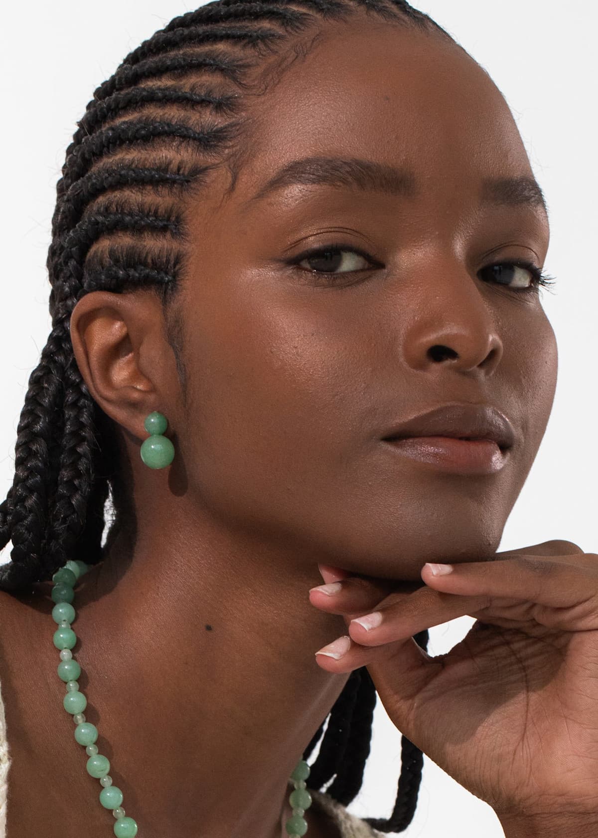 Cara Earrings in Aventurine - thumbnail 4