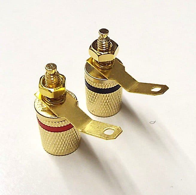B-4G: Gold Binding Posts (1 pr) - thumbnail 2