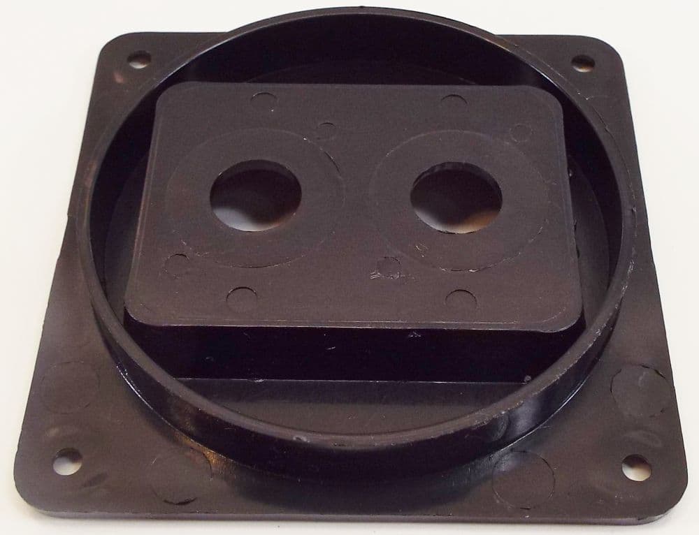 MH-0335 Plastic Dual 1/4″ Jack Dish - thumbnail 3