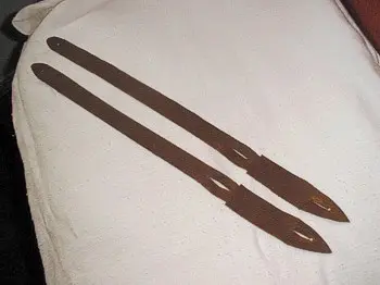 Traditional -Style kangaroo Jesses for Eagles & Large Owls