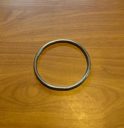 Solid Stainless Steel Perch Ring 4 1/2 inch OD diameter 1/4 inch thickness