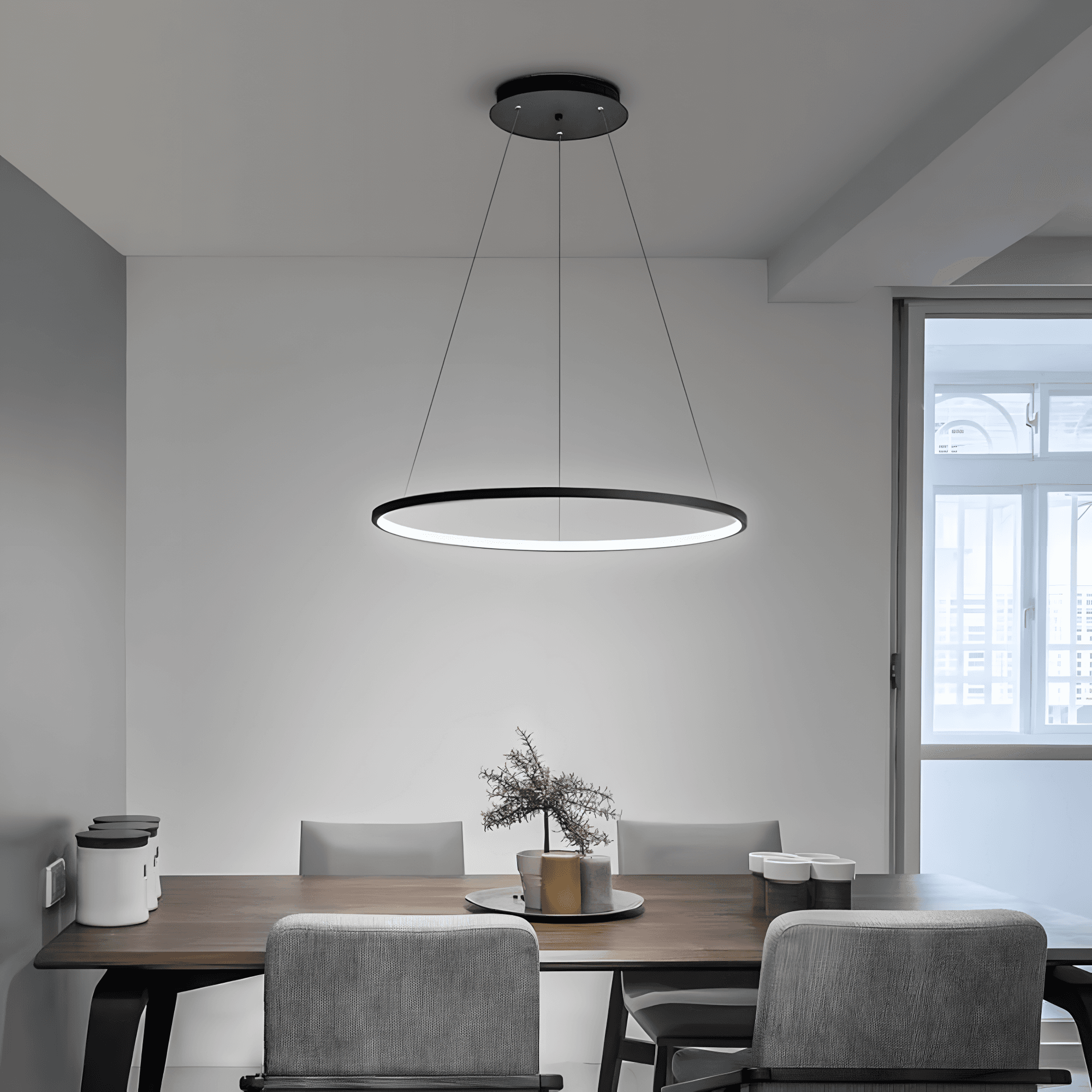 “Looper” Modern LED Pendant Light Fixture - thumbnail 7