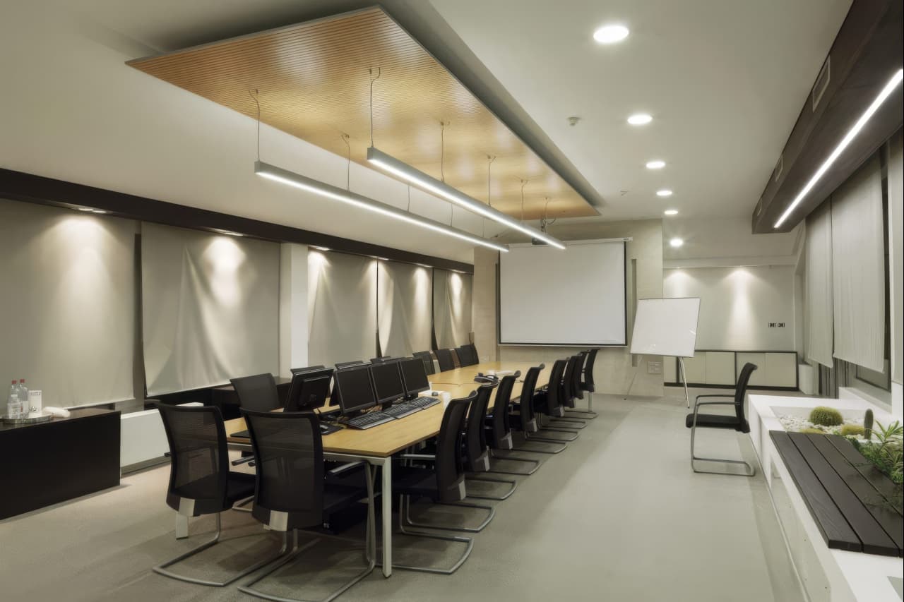“Seamless” 4FT Linear Office LED Pendant Light - thumbnail 6