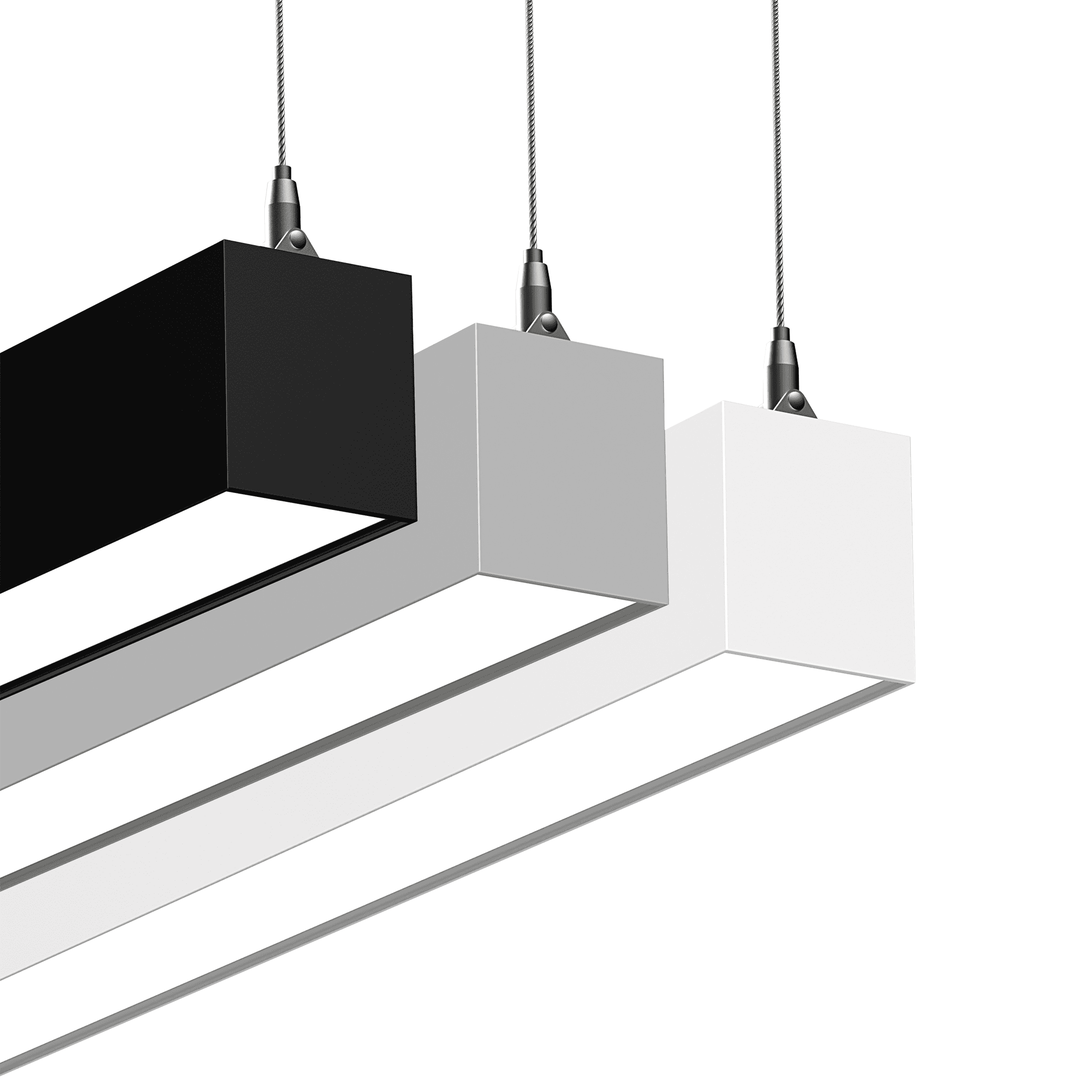 “Seamless” 4FT Linear Office LED Pendant Light
