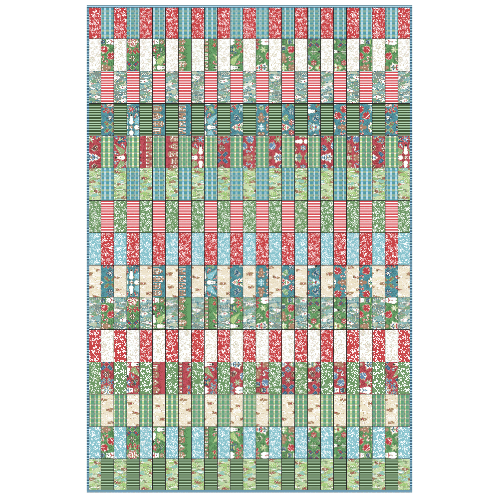 Do Si Do napping quilt kit – Gingerbread Lane