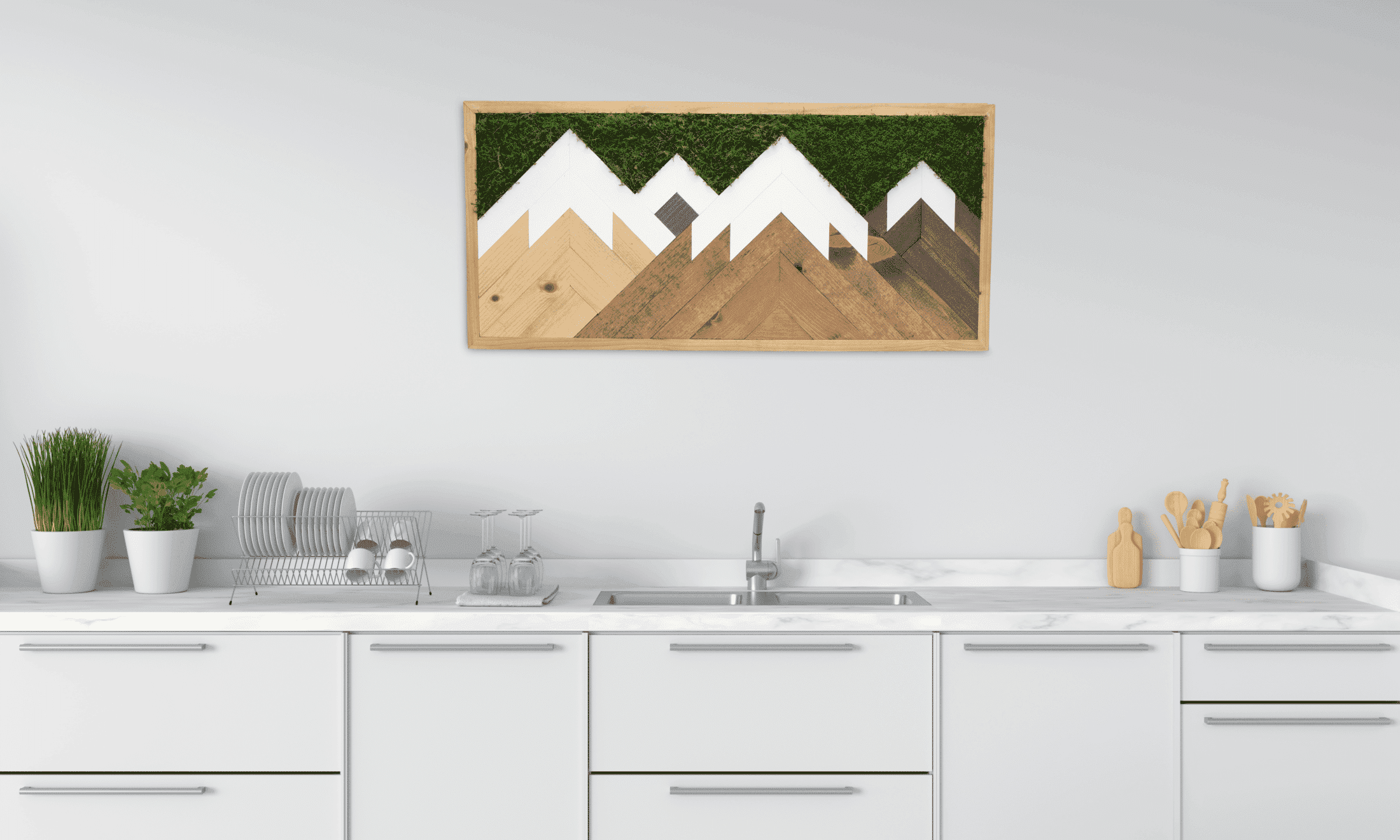 Mountain Live Moss Wall Art - thumbnail 8