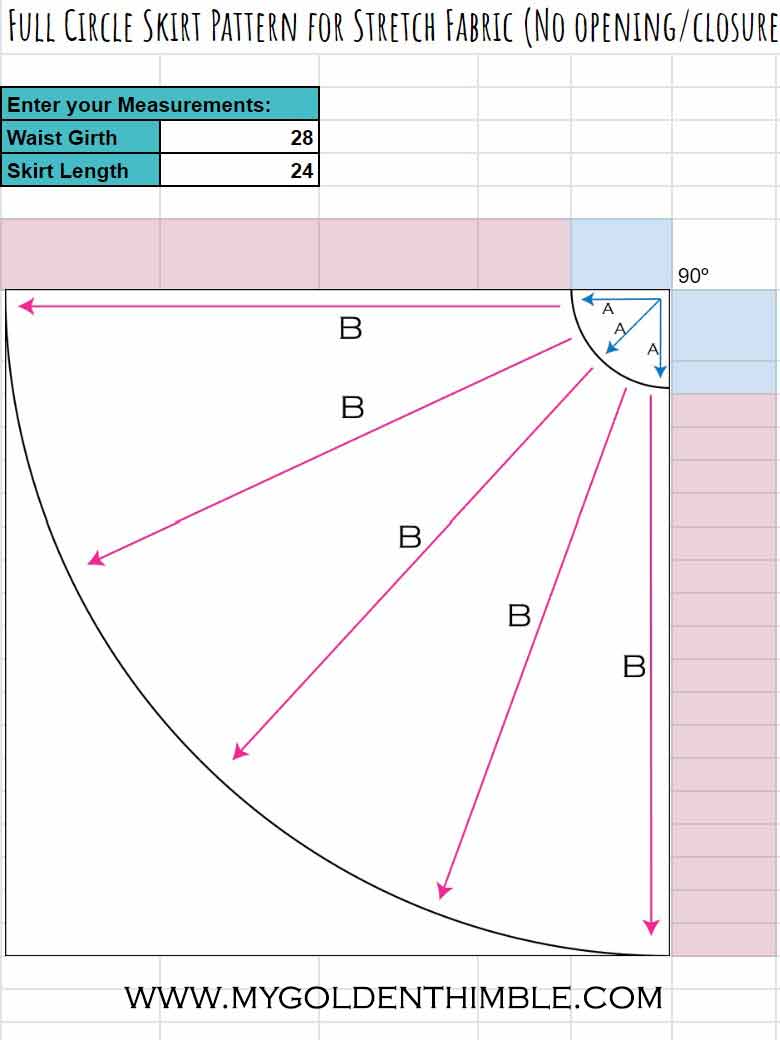 Circle Skirt Calculator - thumbnail 2
