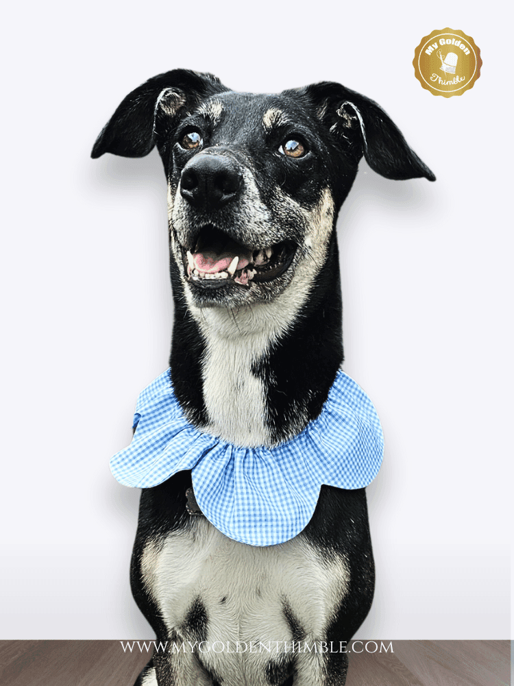 Dog Flower Scrunchie Pattern