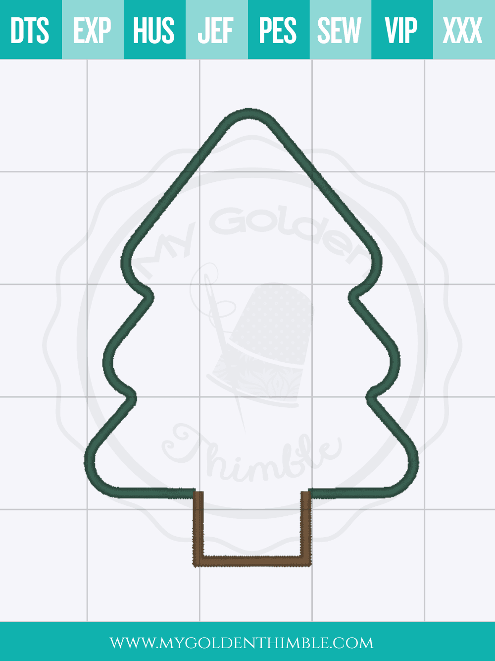 Embroidery Christmas Tree