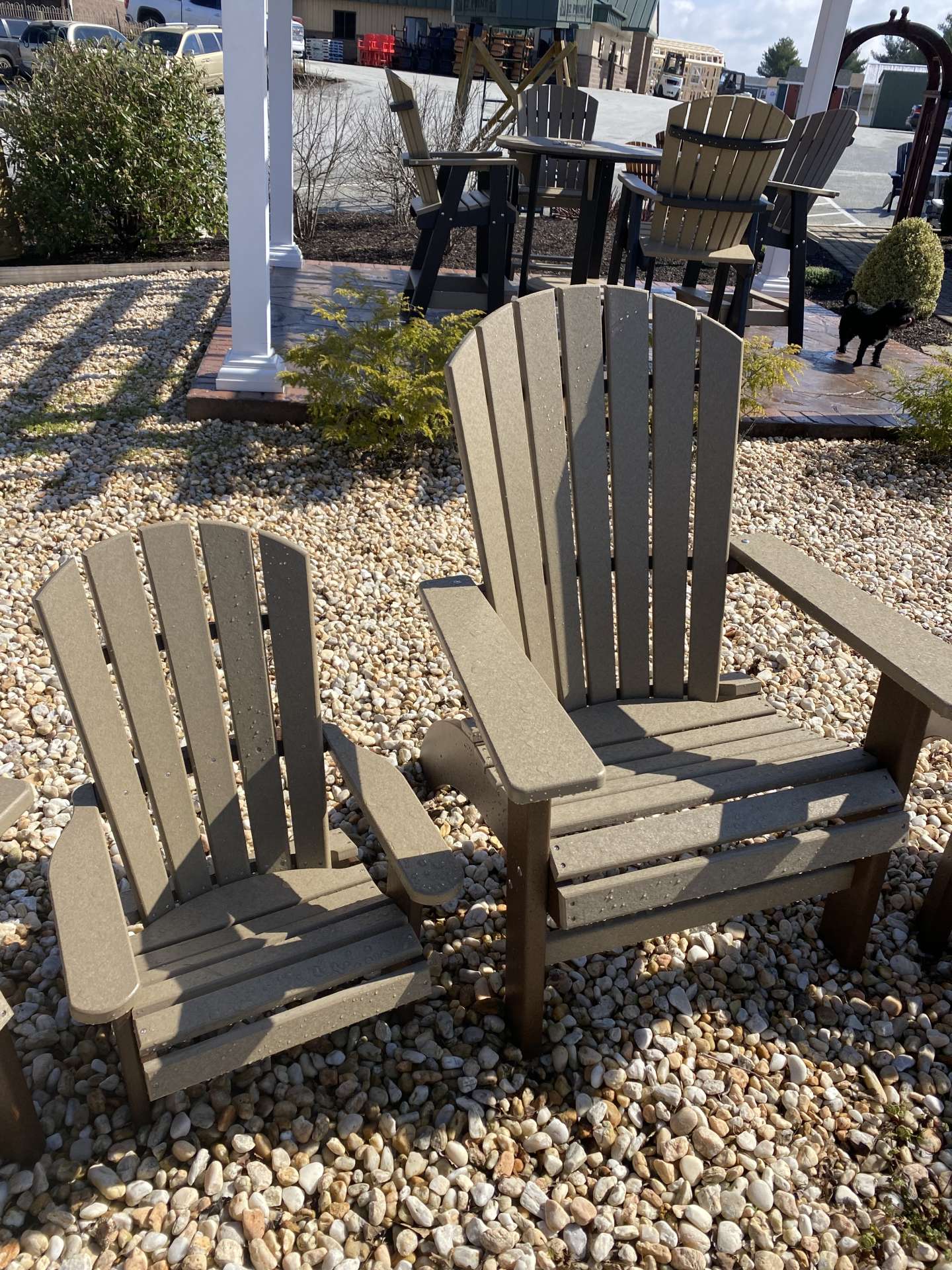 Poly Adirondack Chair Set