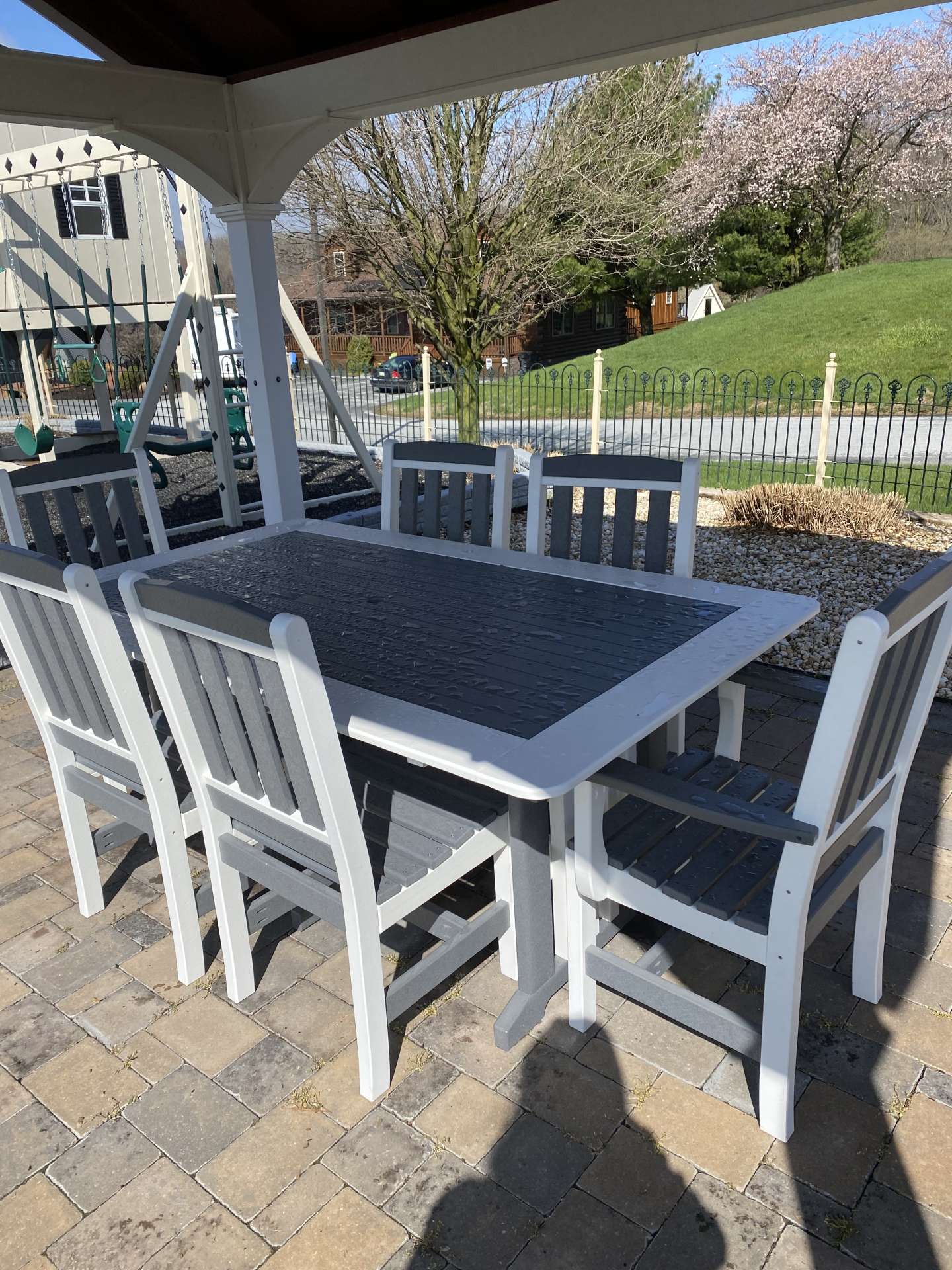 72” Poly Dining Set