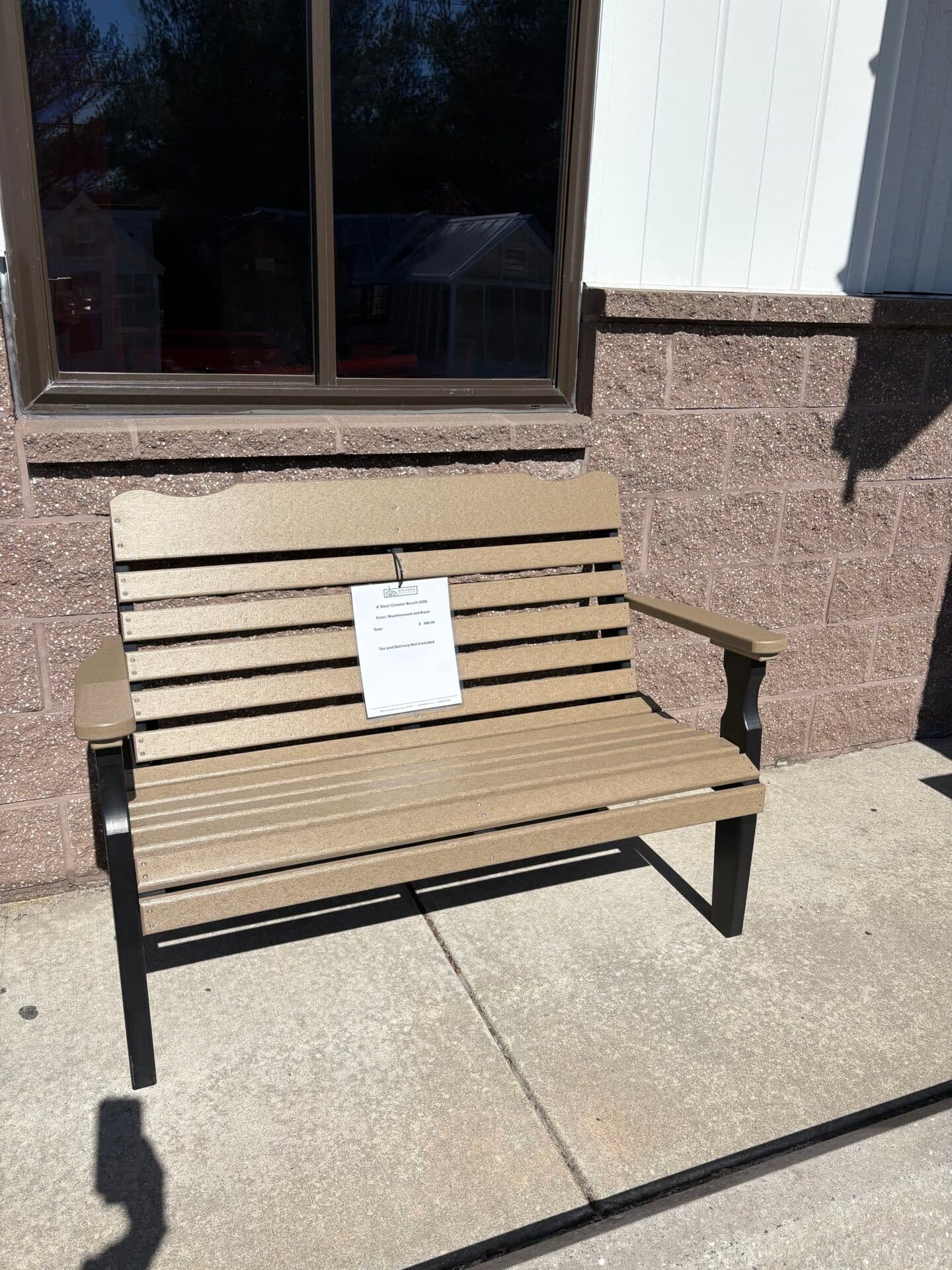 4′ West Chester Bench