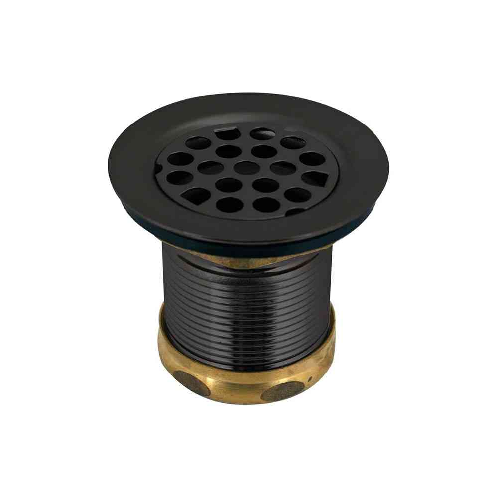 Westbrass Grid Style Drain, Matte Black