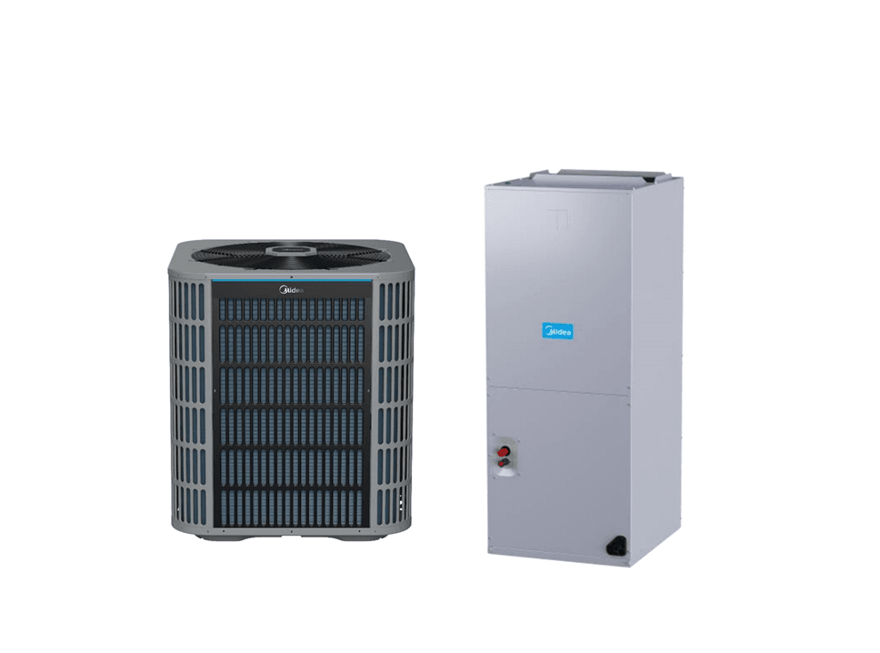 R-454B Midea 3 Ton, 15.2 SEER2 Split Heat Pump Inverter System (AHRI Rating 17 SEER2)